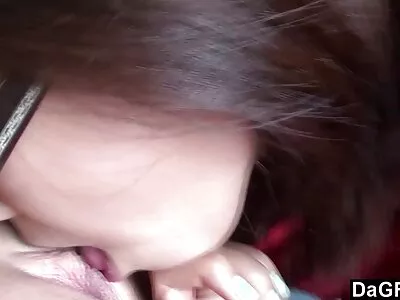 క్రీంపీతో లోతైన బ్లోజాబ్ మరియు ఆసన సెక్స్